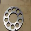Accesorios para máquina de inyección de minería, placa de revestimiento de acero, placa de revestimiento de acero de alto manganeso para máquina de shotcrete, circular resistente al desgaste, calidad garantizada