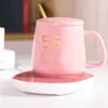 Caixa de Presente para Caneca de Temperatura Constante Conjunto de Canecas Cerâmicas de 55 Graus Caneca Aquecedora de Isolamento para Leite Pode Imprimir Logo Caneca Térmica Caneca de Água Doméstica