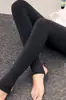 Leggings de algodón con pies, forro polar grueso, nuevos para otoño e invierno de la marca Source Y, pantalón térmico de una pieza, 220 gramos, disponibles para dropshipping