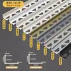 Tiras de Esquina de Aleación de Aluminio Personalizadas, Líneas Decorativas para Sala de Estar Hechas a Medida, Esquinas de Pared, Tiras de Borde para Azulejos de Acero Inoxidable