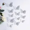 Adhesivos de Pared de Mariposas Huecas Adhesivos de Pared de Mariposas Tridimensionales Decoración de Fondo Adhesivos de Mariposas Coloridas Decoración de Pared Adhesivos de Pared de Fondo