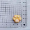 Superficie de aceite brillante Oso de dibujos animados simulación Oso Pooh oso flor garra de oso tarro de miel pasador cuerda para el pelo accesorios para el cabello accesorios de resina