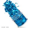 Caramelo para Uñas Transfronterizo Papel Joyería Fragmentos de Celofán Irregulares Color Fantasma Alienígena Aurora Sirena Lentejuelas para Manicura
