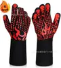 Guantes Retardantes de Llama, Resistentes al Fuego, Resistentes a Altas Temperaturas hasta 800 Grados, Para Barbacoa BBQ, Horno de Microondas, Horneado, Guantes de Silicona Aislantes del Calor Anti-Escaldaduras