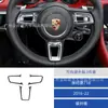 Adequado para 2016-2022 Porsche 718 Interior do Carro Modificado Volante de Fibra de Carbono Adesivos Decorativos Externos