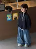 TaiRu 2026 Outono Novo Estilo Coreano Moda Masculina Estampa de Letras Moletom Americano Top Versátil Tendência