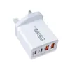 Carregador de Cabeça Super Rápido Pd55W Transfronteiriço 2A2C Multi-Porta Flash Charging Head Adequado para Carregador de Celular Apple 17