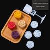 50g Molde de Mooncake Prensado à Mão Doméstico Bolo de Feijão Mungo Bolo de Pele de Gelo Ferramenta de Cozimento com Forma em Relevo para Pastelaria Mooncake