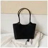 Transfronterizo 2026 Nuevo Bolso de Mano Casual Elegante Simple de Moda Bolso Tote de Color Sólido Vintage para Hombro/Debajo del Brazo para Mujeres