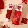 Set de Artículos de Tocador para Boda, un Par de Tazas de Boda, Cepillo de Dientes Rojo, Vaso para Enjuague Bucal, Jabonera, Artículos de Dote, Regalo de Boda