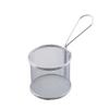 Ventas Directas de Fábrica Cesta para Freír Engrosada Mini Cesta Pequeña para Papas Fritas Redonda Red para Freír Cesta Multifuncional para Alimentos de Cocina
