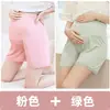 Ropa de maternidad para verano, leggings de maternidad finos, ajustables, adecuados para usar como prenda exterior, de cintura alta, anti-exposición, shorts de maternidad talla grande para el embarazo