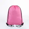 Bolsa de Poliéster con Cordón en Stock para Maratón al Aire Libre, Natación, Mochila con Cordón Impermeable de Baloncesto con Impresión de Logo