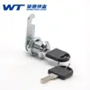 Wangtong 9940Sa-20 Fechadura de Came para Móveis de Escritório, Fechadura de Caixa Postal, Fechadura de Came para Armário de Aço, Fechadura Redonda, Fechadura Dupla