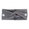 Botón de Máscara Botón Cruzado Estampado de Leopardo Diadema para el Cabello Accesorios para el Cabello Diadema de Yoga Diadema Deportiva para Fitness Diadema Absorbente de Sudor