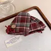 Presilha Triangular Estampada de Leopardo Retrô para Mulheres no Outono e Inverno, Presilha Grande de Tubarão de Alta Qualidade para Grande Volume de Cabelo e Presilha de Rabo de Cavalo na Parte de Trás da Cabeça