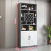 Armario para Vino Armario Divisor para Uso Doméstico, Gabinete de Pared para Sala de Estar para Entrada, Zapatero Integrado en la Entrada, Aparador Simple Gabinete de Almacenamiento