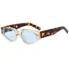 Novos Óculos de Sol Gatinho da Moda Tendência Estilo Europeu e Americano Único Nicho High-End Unissex Proteção Solar Óculos de Sol Estampa de Leopardo