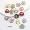 ABS epoxi Camelia DIY pegamento de crema accesorios para joyería Broche estilo Chanel decoración pasador de pelo pendientes Accesorios Venta al por mayor