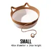 Cama para Gato de Corda de Algodão Tecida à Mão, Ecológica, Pequena/Grande, para Gatos Dormirem e Descansarem