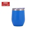 Taza de cáscara de huevo personalizada acero inoxidable 304 taza de huevo al vacío taza de agua en forma de U taza aislada de gran capacidad taza de vino de 12 oz
