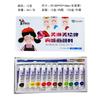Meilin Meilin Pigmento de Pintura Acrílica de 24 colores 18 colores Portátil para Niños 6ml Herramienta de Pintura Pincel Portátil