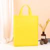 Bolsa tridimensional no tejida plegable en blanco portátil bolsa de compras no tejida película publicitaria bolsa no tejida