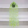 Planta de simulación transfronteriza de Amazon, eucalipto artificial colgante de pared de ratán, decoración para interiores y exteriores, hombre de ratán verde