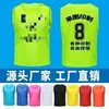 Chaleco de Entrenamiento de Fútbol de Malla Reversible de Dos Colores Ropa de Expansión Ropa con Número Ropa para Competencia de Equipo Grupo Frisbee