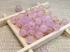 Botões para Cheongsam de Contas Redondas Imitando Jade Estilo Chinês Botões de Acessórios Antigos Decorativos para Traje Tang Retrô Dinastia Han Rosa