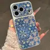 Aplicable para iPhone 18 Azul Retro Patrón Mandala Ventana Grande Funda para Teléfono Apple 17 Pro Max Cubierta Protectora 16