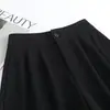 Pantalones Casuales de Lino Nuevos Otoño 2026 para Mujer, Cintura Alta, Adelgazantes, Cómodos, Suaves, Para el Trabajo, Sencillos, Largo Tres Cuartos, Pierna Ancha