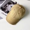 Gorra de béisbol con visera lavada y desgastada estilo coreano, versátil para mujer, primavera y verano, para estudiantes, parejas, uso urbano, gorra de béisbol masculina informal de moda