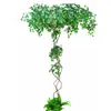 Simulação Árvore Cipó Folhas Galhos Folhas Artificiais Cipós Plantas de Parede Decoração de Interior Planta Verde Grande Parede de Plantas Cipós de Folha Verde