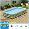 Piscina Inflável Infantil Piscina Doméstica para Crianças Espessa Dobrável Piscina para Pisar ao Ar Livre Piscina Grande para Quintal de Adultos