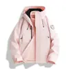 Chaqueta de hombre tres en uno de dos piezas para exteriores, cortavientos, impermeable, de montañismo, chaqueta para mujer, nuevo estilo de otoño e invierno, chaqueta tipo concha