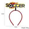 Novas Faixas de Cabeça de Futebol, Headbands, Decorações de Festa com Tema de Futebol para a Copa do Mundo Canadá-EUA-México, Acessórios para Torcer