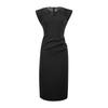 2026 Nuevo Vestido Negro de Verano para Mujer Estilo Pura Pasión Sexy Cuello Redondo con Corte Ajustado al Cuerpo que Resalta la Figura 21863