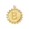 Collar Colgante Pequeño Cuadrado 26 Letras Inglesas DIY Acero de Titanio Pulsera A-Z para Mujer Etiqueta de Joyería de Acero Inoxidable
