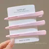 Pinza para el Cabello de Pato Sin Costuras para Mujer, Especial para Peinar el Cabello, Pinza Individual, Pinza para Patillas y Flequillo, Pasador para Lavarse la Cara y Maquillaje, Accesorio para el Cabello