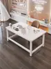Mesa de transmissão ao vivo, altura ajustável, móvel, tampo grande, mesa de conferência para escritório, transmissão ao vivo de celebridade da internet, mesa de computador móvel