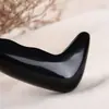 Palo de masaje con cuerno de búfalo Masajeador plantar y de espalda de cuerno de búfalo Palo de masaje de 7 palabras Servicio de grabado