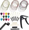 Set de Accesorios para Guitarra Más Vendido en Amazon Cejilla Púa Cuerda Herramienta de Cambio de Cuerda Tres en Uno Set