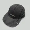 Gorra de Béisbol Vintage de Mezclilla Bordada con Letra de Color Sólido para Hombres y Mujeres, Sombrero de Sol Personalizado de Ala Plana Suave Pico de Pato Venta al por Mayor