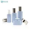 Productos para el Cuidado de la Piel al por Mayor en Stock: Set de Botellas Cuadradas de Esencia de 120 ml, Botella para Loción, Tarro para Crema de 50 g, Botella para Crema Facial, Botella Dispensadora