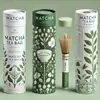 Batedor de chá Matcha lata de papel OEM, conjunto de batedores de chá marca própria tubo de papel caixa de presente, processamento de conjunto de chá para cerimônia do chá personalizado