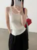26 Nuevo Estilo de Otoño Top, Lana Fina Color Sólido Cuello en U Tejido Ajustado Camisola para Viajes Diarios para Mujer