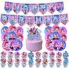 Decoraciones para Fiesta de Cumpleaños Temática Grupo de Caza de Brujas Pop Transfronterizo de Amazon Set de Banderín Pastel Globos