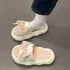 Sandálias Slip-On Femininas com Liberação Rápida em Estoque, Estilo Borboleta Nuvem Tendência, Fofas e Doces Estilo Fada para Aumento de Altura