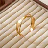 Pulsera Cruzada Irregular Estilo Europeo y Americano Transfronteriza, Pulsera de Pareja para Mujer, Brazalete de Moda, Joyería de Nicho de Lujo Ligero